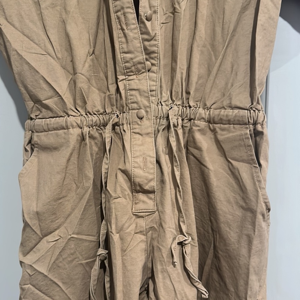 New - never worn (washed so not with tags) Petal and Pup Tan Jumpsuit - Picture 3 of 5